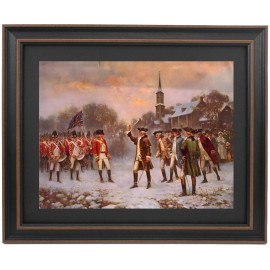 Framed The First Resistance by Edward Moran. Standard or Poster Size. - Standard