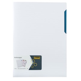 IDENA Display Folder A4 Polypropylene white/blue