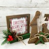 AGD Christmas Decor - Nativity Holy Family Manger Farmhouse Set