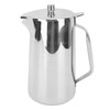 2L Water Stainless Steel Pitcher with Lid, Metal Pitcher with