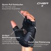 Chiba Men's Gel Premium Gloves, Black, X-Small