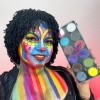 Paleta 12 Colores Mate Base Agua Pintacaritas Annete Fantasy