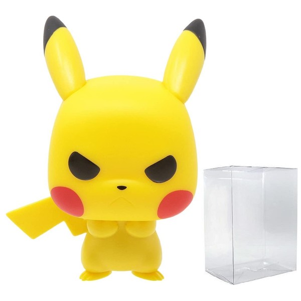 Funko Grumpy Pikachu Pop! Vinyl Figure (Bundled with Compatible Pop Box Protector Case)