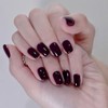 Cherry Red Quick Dry Nail Polish, Black Red Chip Resistant
