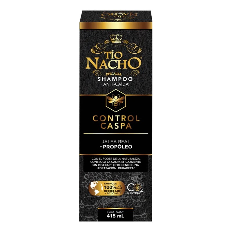 SHAMPOO ANTICASPA PROPOLEO TIO NACHO X 415 CC