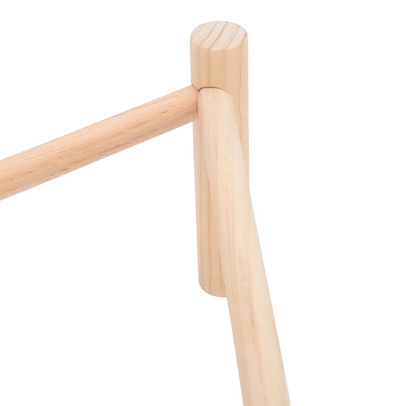 Chicken Perch Stable Triangular Wooden Chick Training Perch Toy Interactive