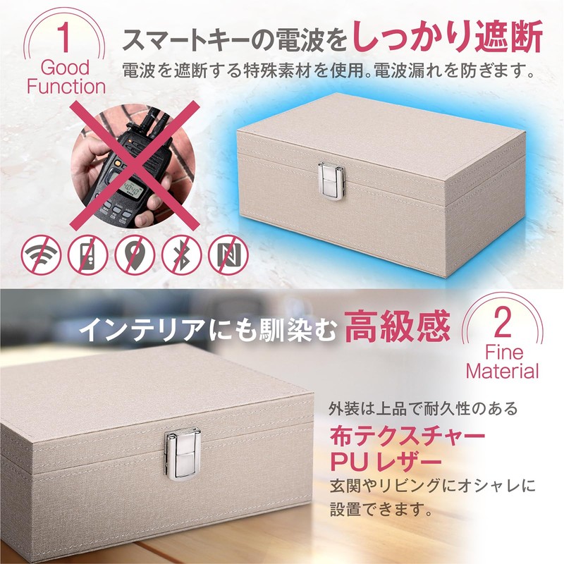 Smart Key, Radio Wave Blocking Case, Radio Wave Blocking Box,