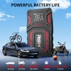 10000mAh，3000A，Portable Jump Starter with Air Compressor, 150PSI, 12V Car Battery