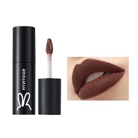 HYNTOOR Lip Mud Mud Lip 1 Piece Mud Texture Mist Lip Chinese Cosmetics Black Lip High Color Rich Matte Fog Lipstick Will Not Fall Out, Popular, 21 Colors, Born Gal, Cute Girl (B04)