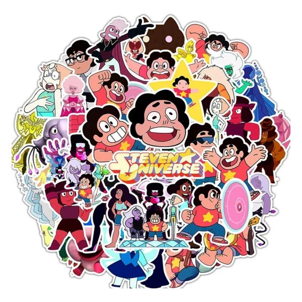 Veraly 50 Pzs Lote Pegatinas Steven Universe Caricatura Stickers