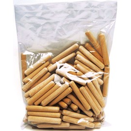 WAKI Wood Dowels Approx. 100 Pcs