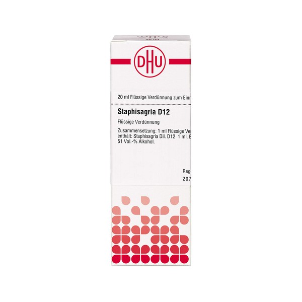 DHU Staphisagria D12 Dilution, 20 ml Solution