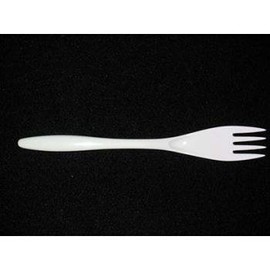 Gourmac White Melamine Fork 12.5"