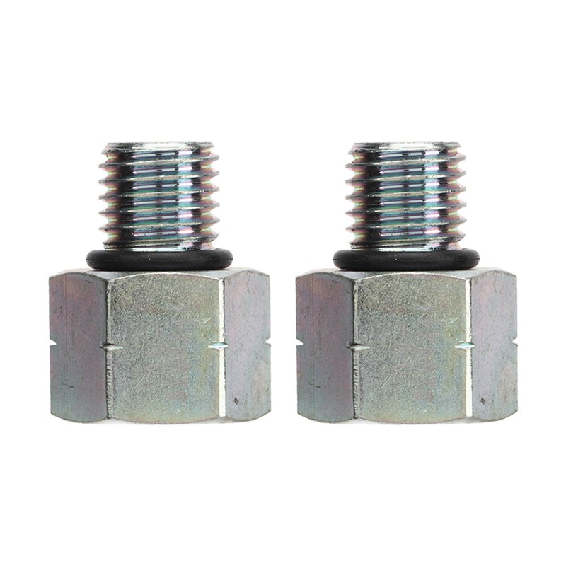 2 Pcs Turbo Oil Feed Line Connector Joint Turbine Supply