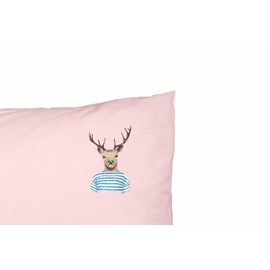 Bona Basics, Dekorative Kissenhülle, Heimdekoration, für Sofa, Cafeteria, Maße: 50x35 cm, Farbe:Hellrosa