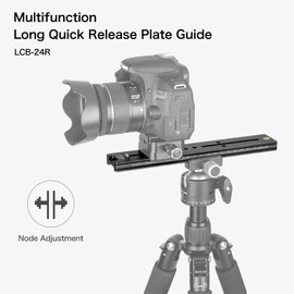 Koolehaoda 240 mm Multi-Purpose Quick Release Plate Rail Quick Release Plate Compatible with Arca-Swiss for Camera Tripod, Ball Head, Clamp