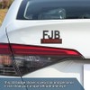 FJB Edition Car Emblem, 3D Letters FJB Car Edition Emblem,