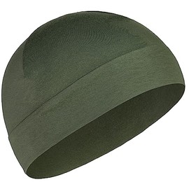 Enter the Complex® Cycling Hat Under Helmet, Men and Women, Cotton, Sleeping Cap, Running Hat, Thin Skull Cap, Headpiece, olive