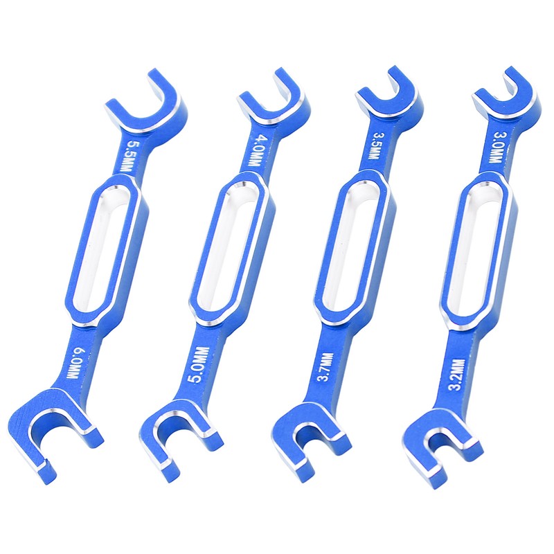 4PCS RC Car Wrenches Turnbuckle Nut Ball Joint Remover Aluminum