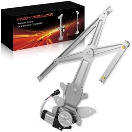 AOTPAT 741-014 Front Left Driver Side Power Window Regulator with Motor for:-Chevy Colorado 2004-2012, for:-GMC Canyon 2004-2012, for:-Isuzu I-280 I-290 I-350 2006-2008, 2 Pins Connector OE# 741014