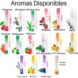 Paquete 12 Aceite Hidratante Revitalizante Natural Para Uña Cutículas Manicure Esmalte de Nutrición Para Uñas Húmedas Aplicador Lápiz Aroma Frutal Reparación Cutículas (Lavanda)