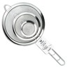 Küche Mania Stainless Steel Sieve Set - Strong, Sturdy Handles