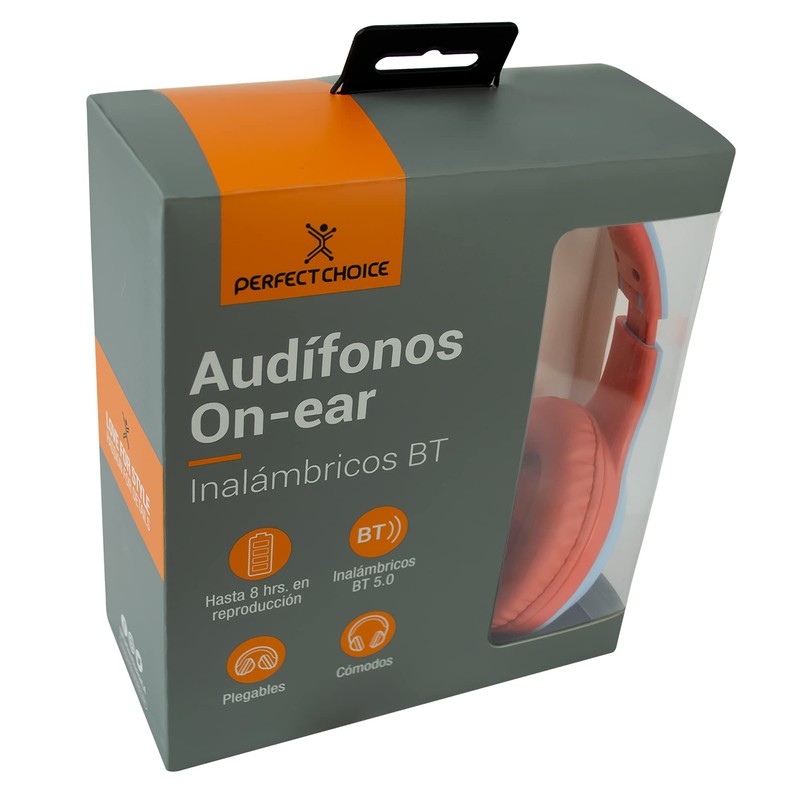 Perfect Choice Audífonos On-Ear Inalámbricos BT