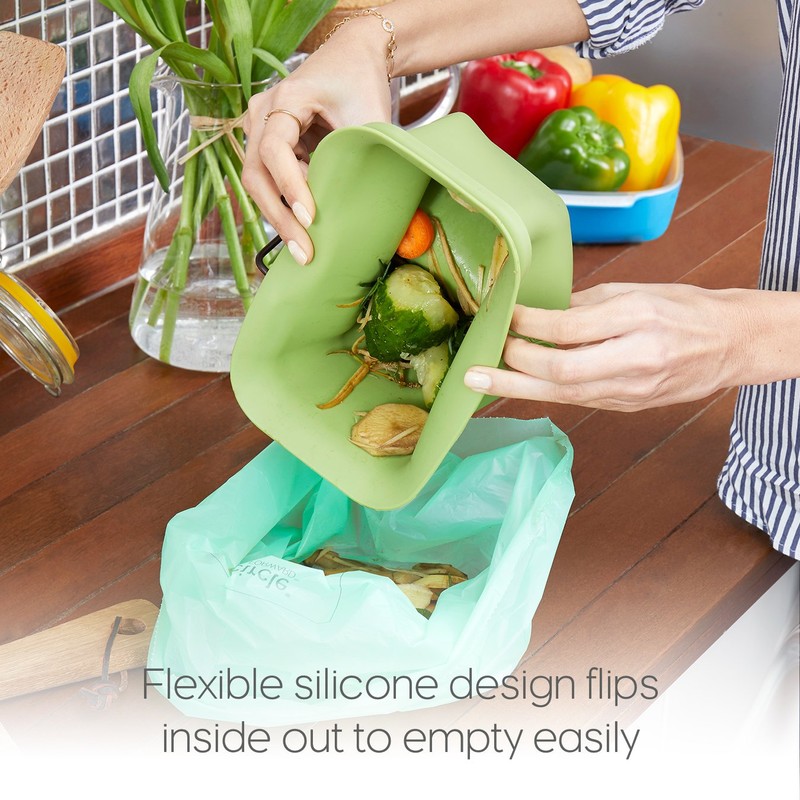 Full Circle Scrap Happy Food Scrap Collector and Freezer Compost