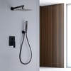 COXOVAY Wall Mount Shower Mixer Valve 2 Function Shower Valves
