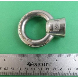 US STAINLESS Stainless Steel 316 Lifting Eye Nut M16 Marine Grade 16mm Pitch of 2