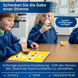 Snack Selection Nonverbal Communication Board - Autism Aids - 15 Communication Cards Autism - Robust High Quality Visual Communication