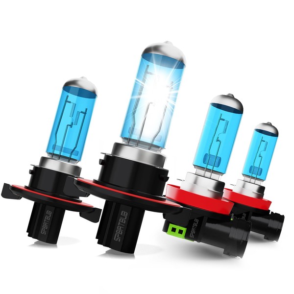 SPBRTBUB headlight bulbs Compatible With Mitsubishi Eclipse 2006 2007, Halogen