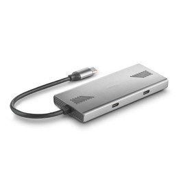 Watio Wave Hub - Gerät mit 4 USB-C-Anschlüssen, ideal zum gleichzeitigen Anschluss mehrerer Geräte, kompakt und funktional in Grau*