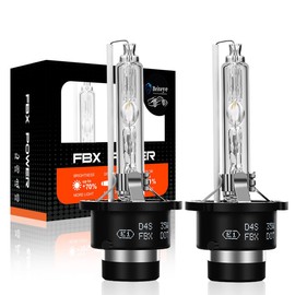 Briteye Headlight D4S HID Bulb 35W Genuine Replacement Bulb 6500K 12V for Car (Pack of 2)