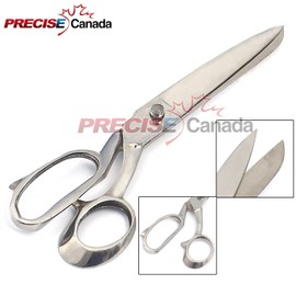 PRECISE CANADA 12" Heavy Duty Tailor Upholstery Scissors Silver Stainless Steel