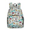 ECO CHIC Lightweight Foldable Water Resistant Mini Backpack Folds Into