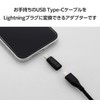 Elecom MPA-CFLMBK USB Type-C to Lightning Adapter, 60W, USB PD