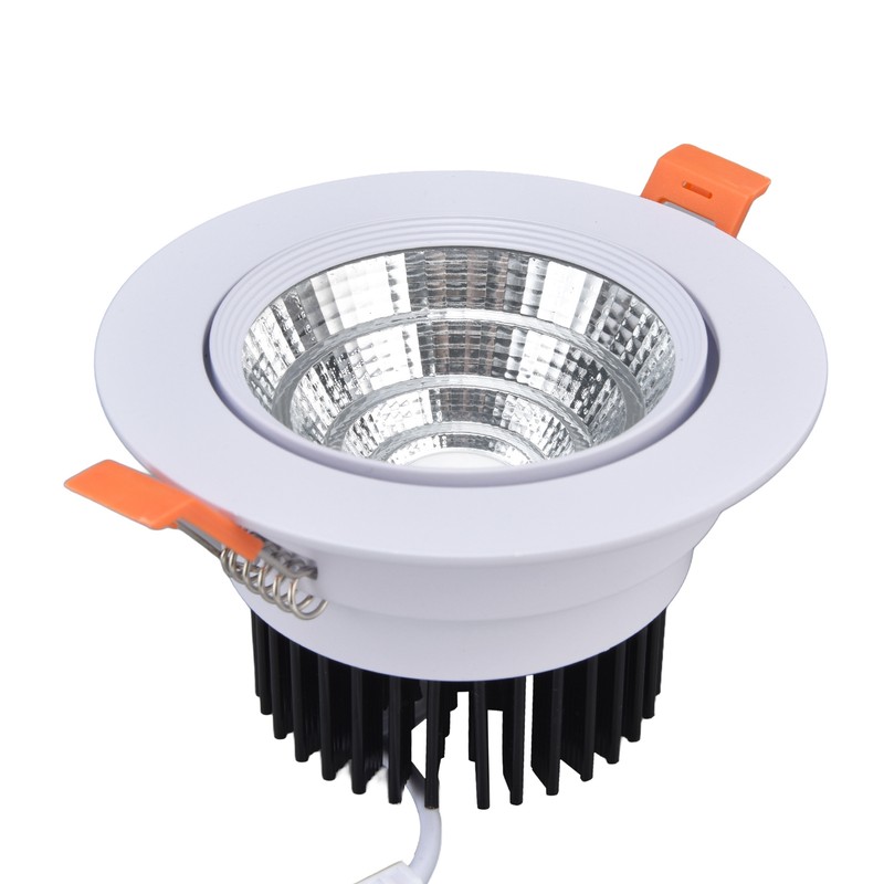 LED Embedded Spotlights Stable Light Low Noise Dustproof Easy to