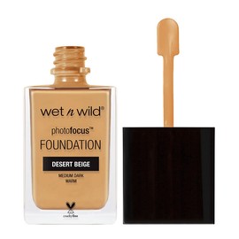 WET N WILD PHOTO FOCUS FOUNDATION - DESERT BEIGE, #372C - WET N WILD