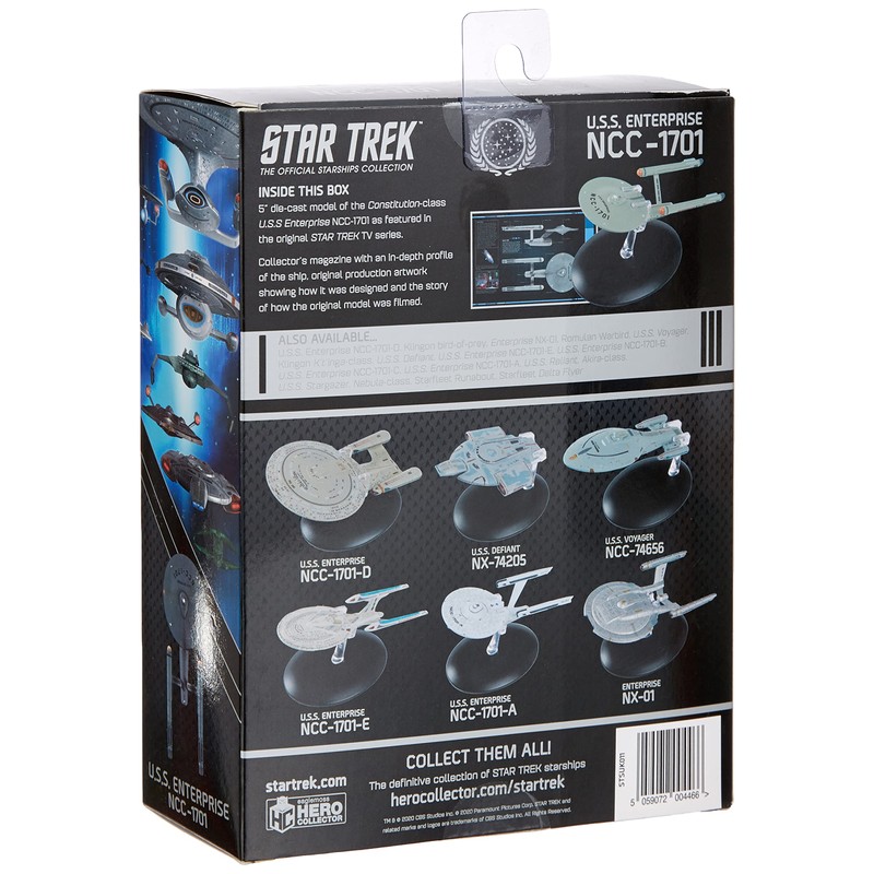 EAGLEMOSS LIMITED Star Trek USS Enterprise NCC-1701 Figure