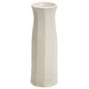 Marui Ceramic Shigaraki Ware Hechimon Vase Flower Base Large Tall