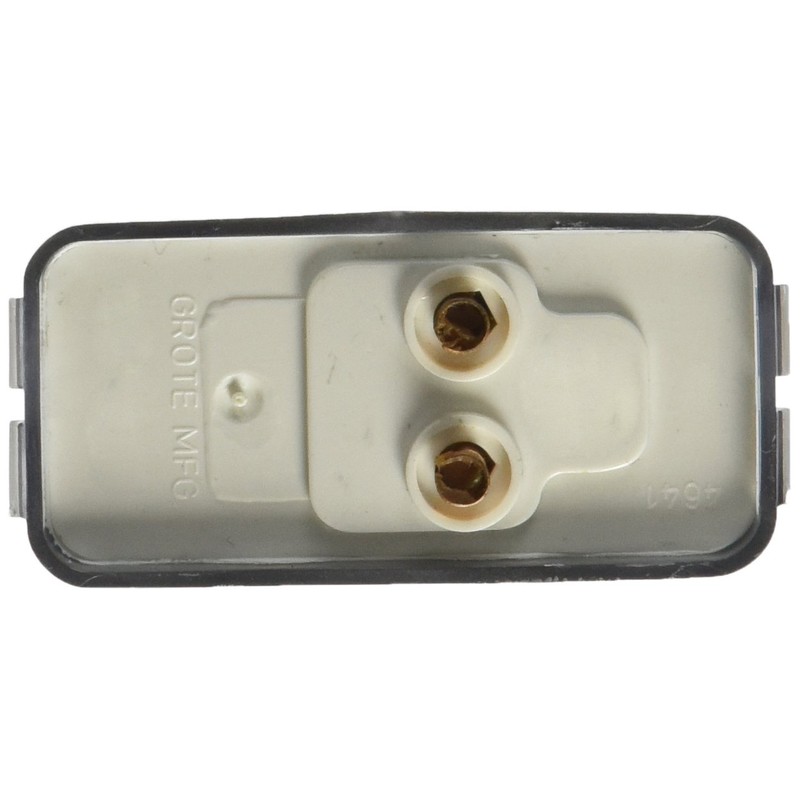 Grote 60261 Small Rectangular License Light,Silver