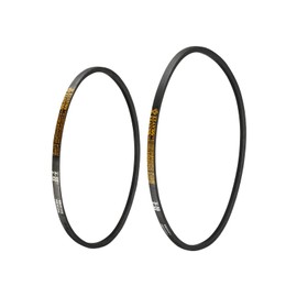 QUARKZMAN 2pcs A-38 A-39 driver V-belt 38 inch 39 inch pitch length industrial rubber gear belt