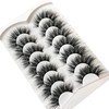 Pooplunch False Eyelashes 8D Cat Eye Volume Wispy Clusters Faux