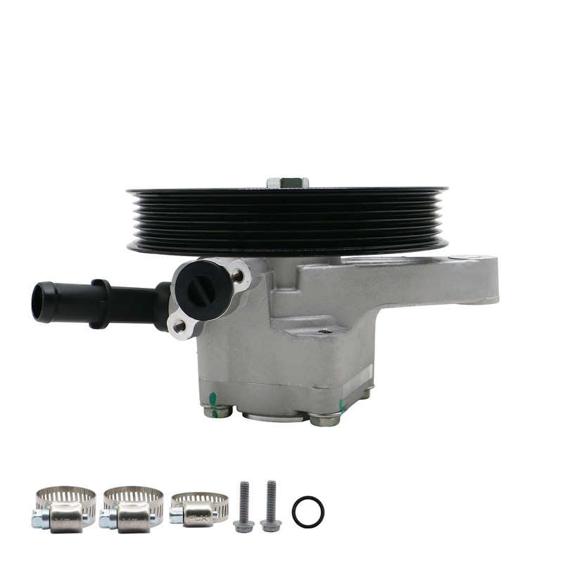 Cuuove Power Steering Pump with Pulley Fits for 2005-2008 Honda