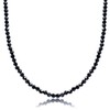 Lara Christie P5059 Black Spinel Necklace
