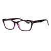 Womens Reading Glasses Fashion Readers Rectangular Spring Hinge Fuchsia +2.25