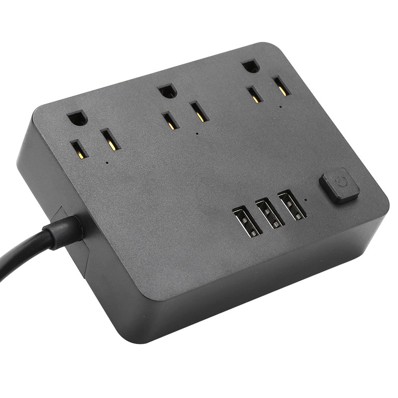 Desktop Smart Fast Charging Power Strip with 3 Outlet 3