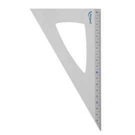 MAPED 21cm 60* ALUMINIUM SET SQUARE SCHOOL MATHS