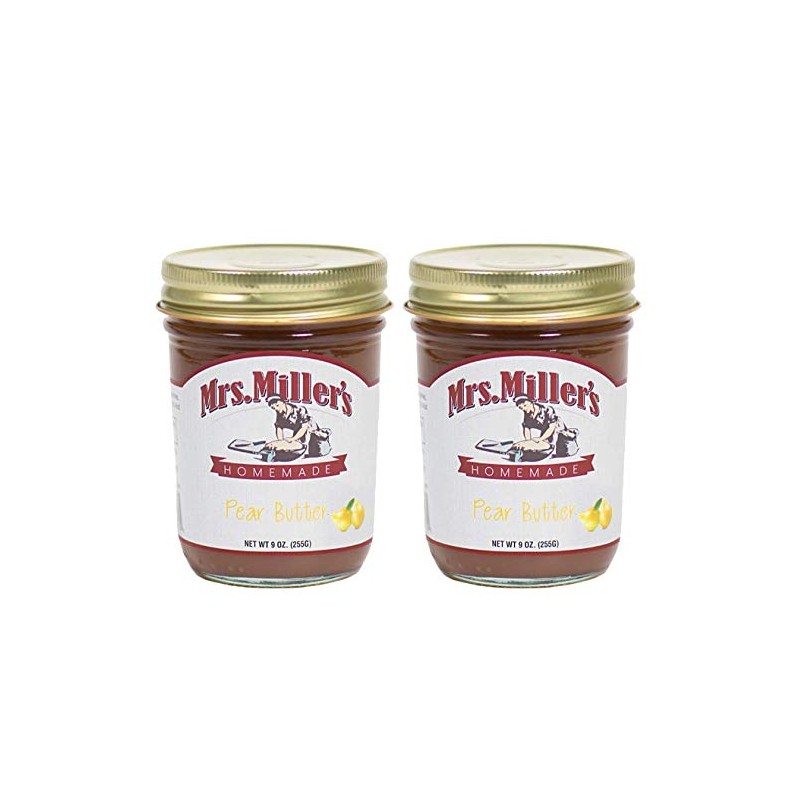 Mrs. Miller's Amish Homemade Pear Butter 9 Ounces - Pack